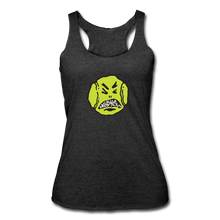 Load image into Gallery viewer, Women’s Tri-Blend Racerback Tank - heather black