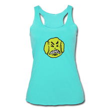 Load image into Gallery viewer, Women’s Tri-Blend Racerback Tank - turquoise
